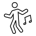 Dancing outline