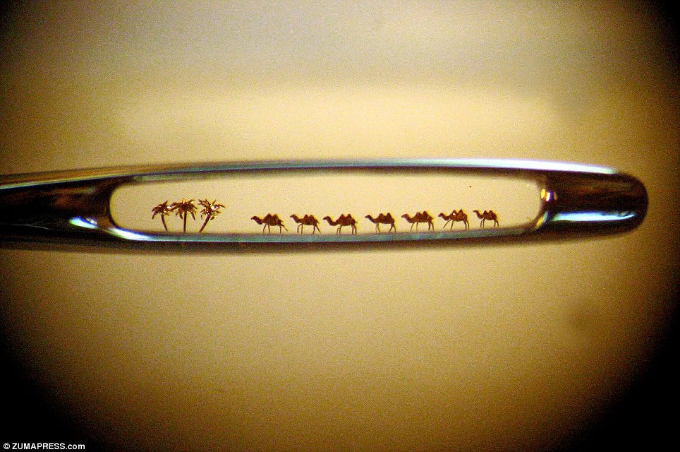 Eyes of needles