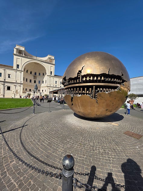 These are six photos from around Rome.