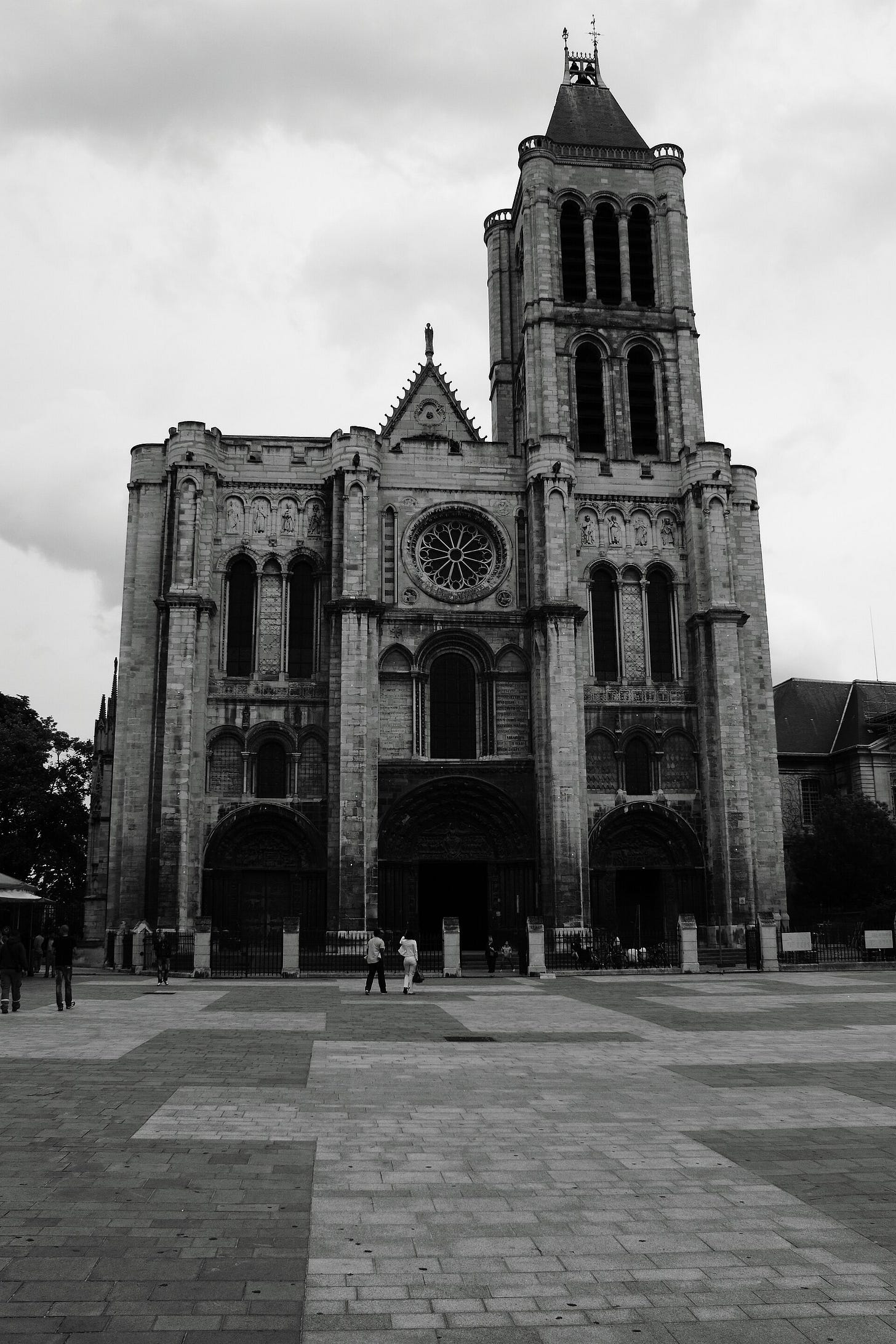 The Basilica of Saint-Denis, near Paris, where Abbot Suger's rebuilding was dedicated in 1144. The Basilica of Saint-Denis, near Paris, where Abbot Suger's rebuilding was dedicated in 1144.