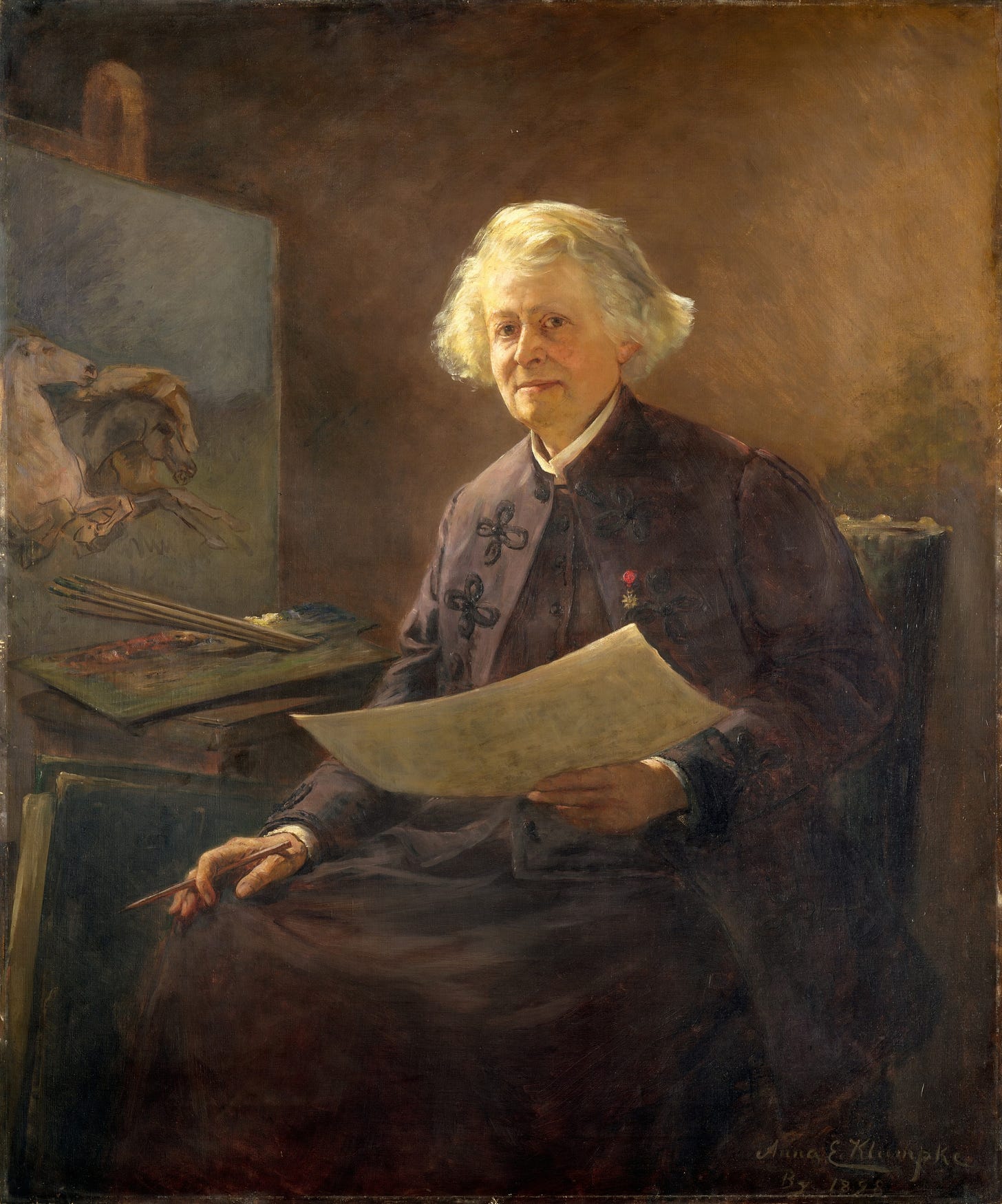portrait de Rosa Bonheur portrait de Rosa Bonheur