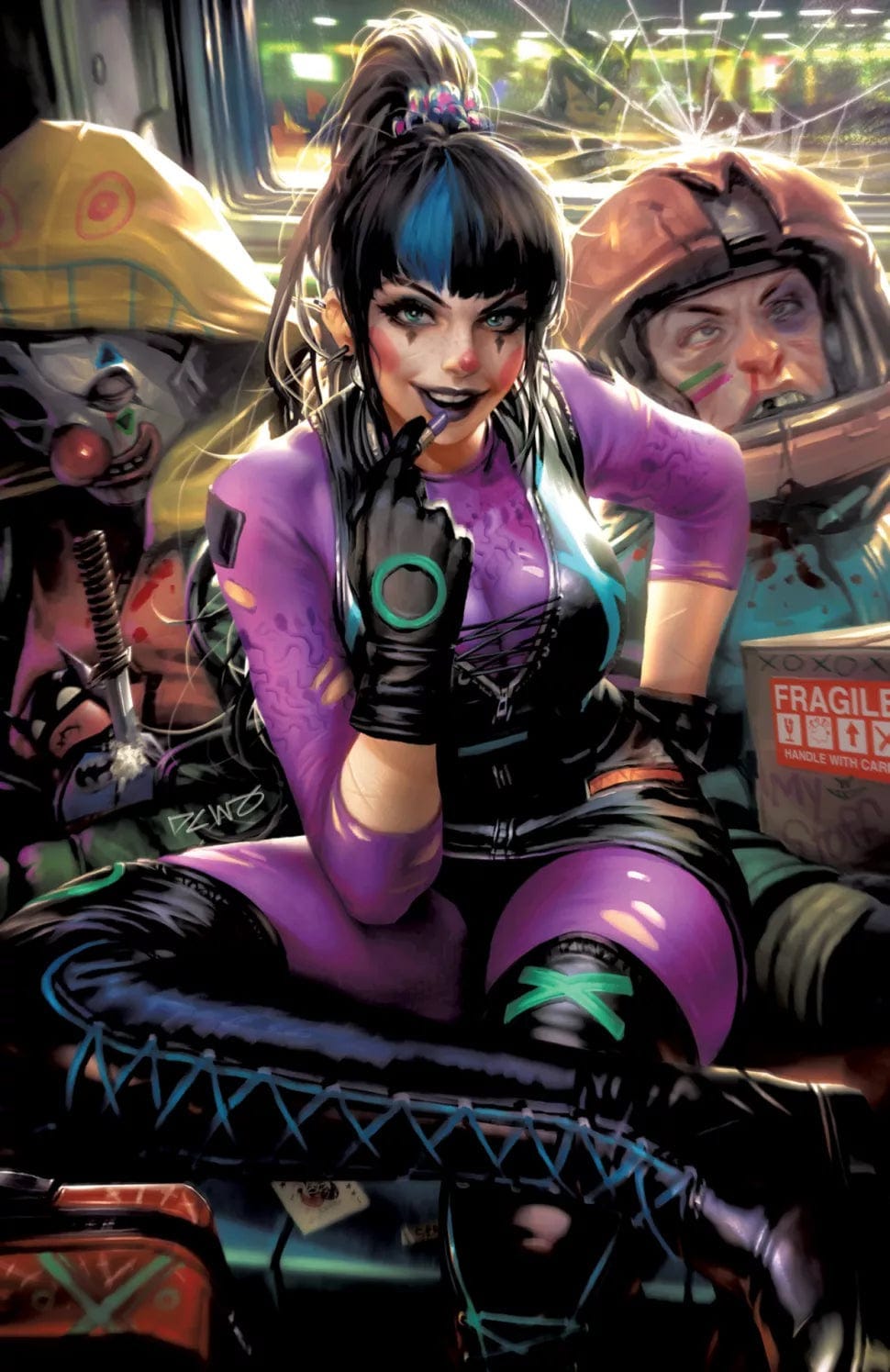 PUNCHLINE THE GOTHAM GAME #1 (OF 6) CVR B DERRICK CHEW CARD STOCK VAR