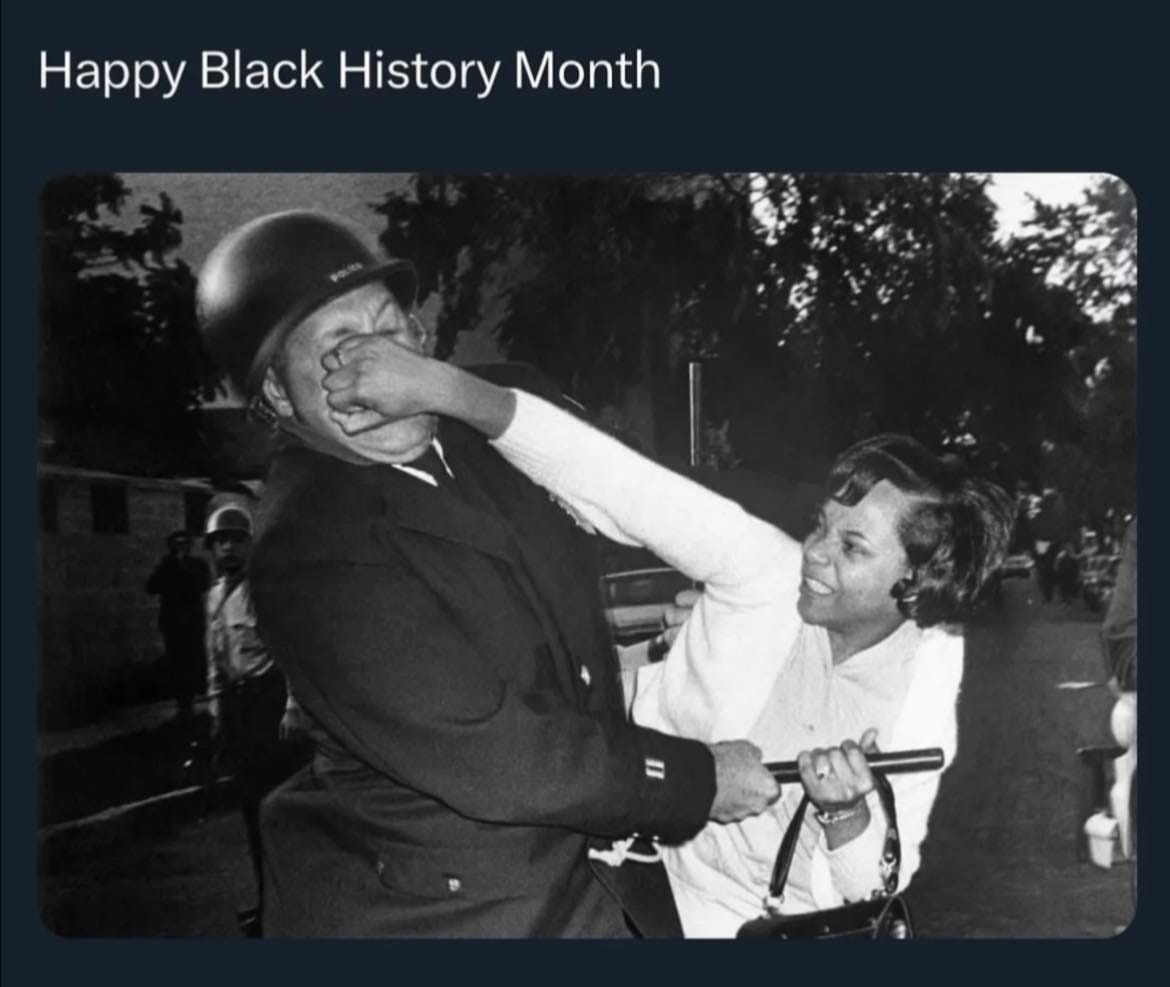 May be an image of 1 person and text that says 'Happy HappyBlackHistoryMonth Black History Month'