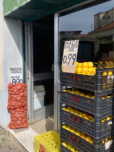 series of images of local neighbourhood in Vila Nova de Gaia