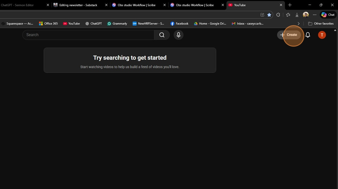 Chapter 1.1: Getting Started on YouTube - by Casey Carbone