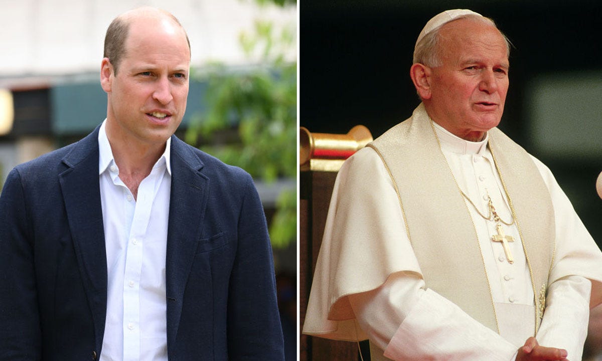 Prince william and pope francis
