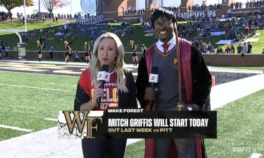RG3 convincingly dressed up like Harry Potter for FSU vs. Wake Forest