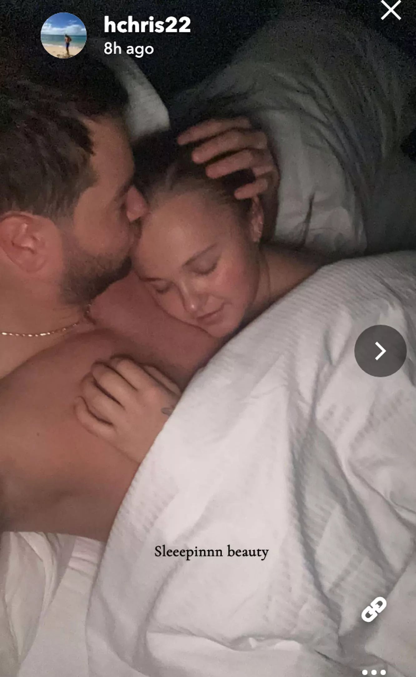 JoJo Siwa and Chris Hughes Cuddle in Bed Together amid Ongoing Romance Rumors
