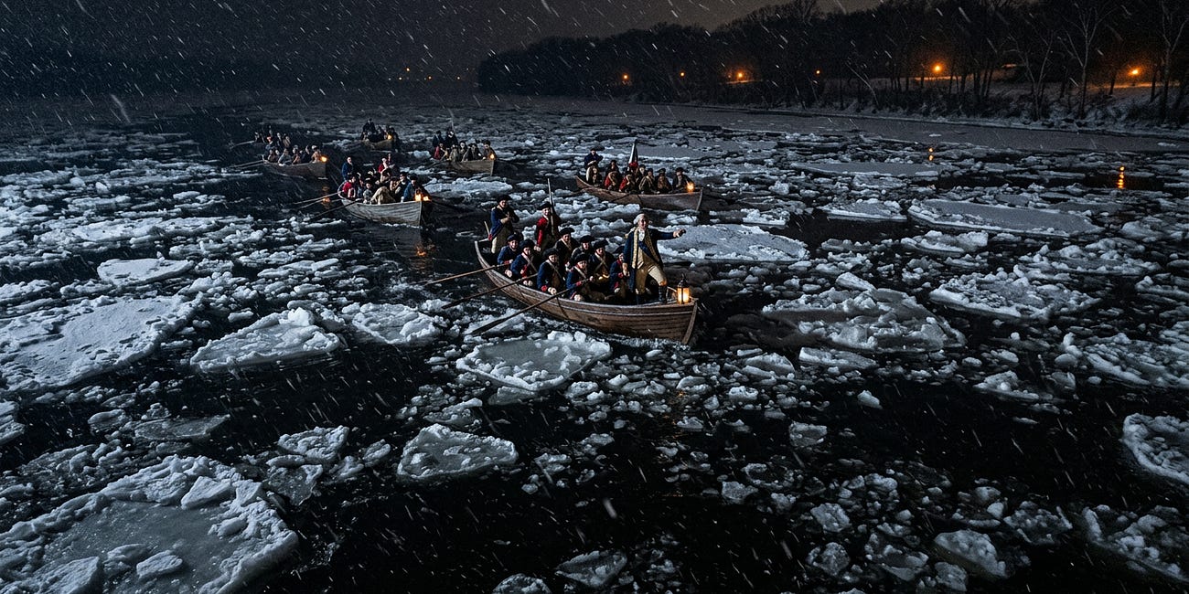A Day When Washington Crossed the Delaware, 1776