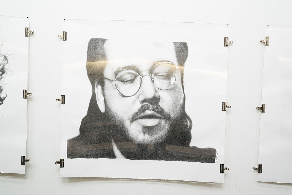 Pencil drawing of comedian Bill Hicks Pencil drawing of comedian Bill Hicks