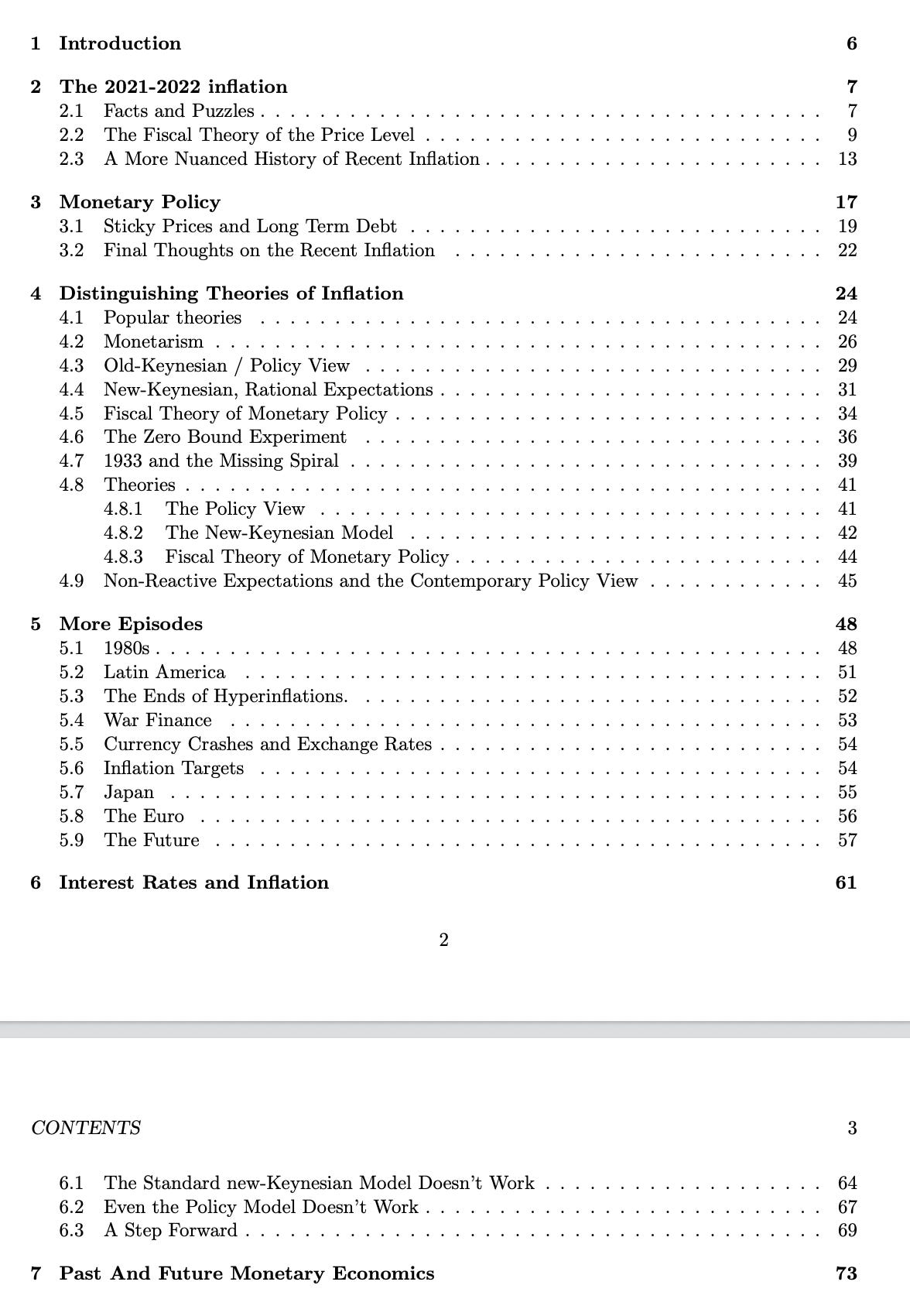 Inflation - by John H. Cochrane - The Grumpy Economist