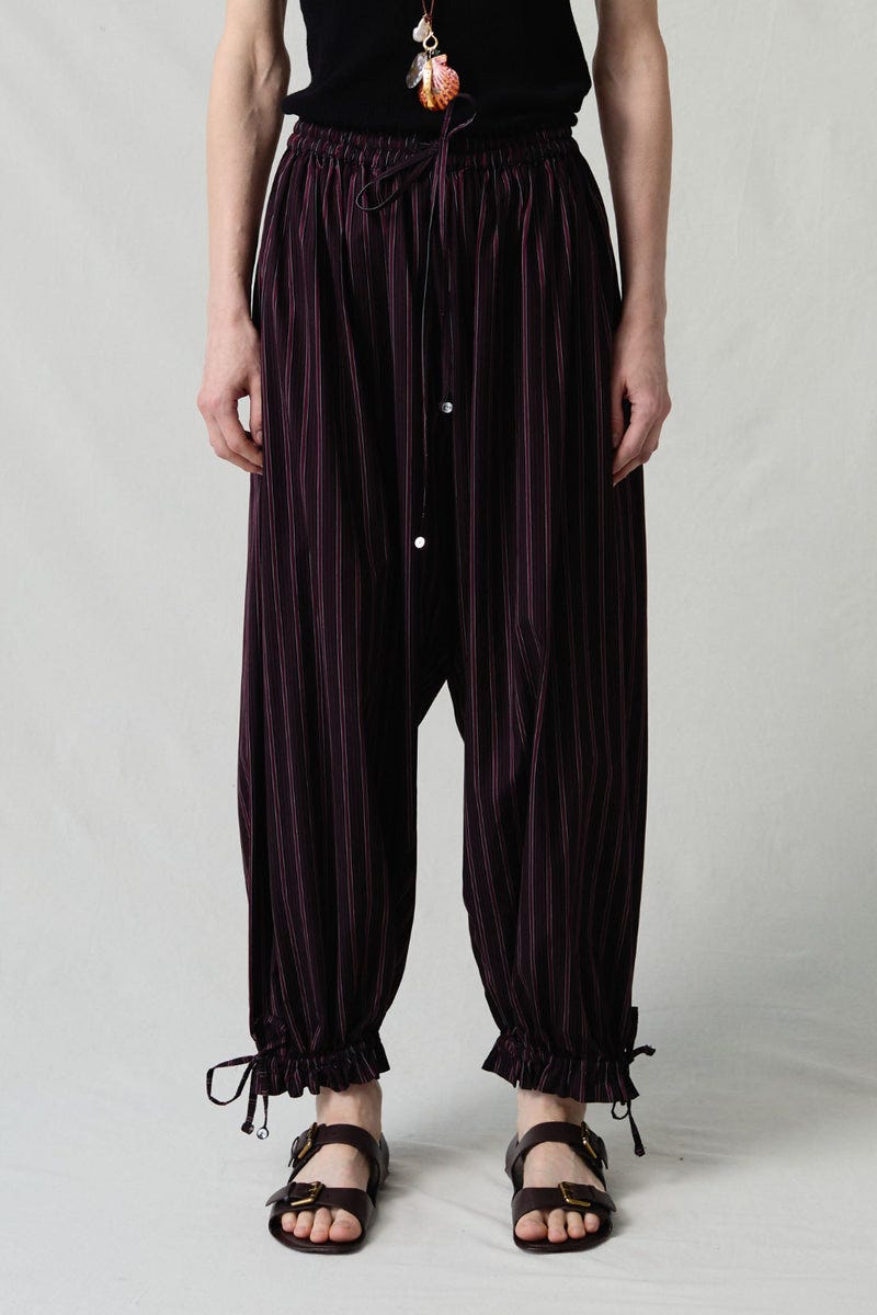 Balloon Pant Black Stripe Balloon Pant Black Stripe