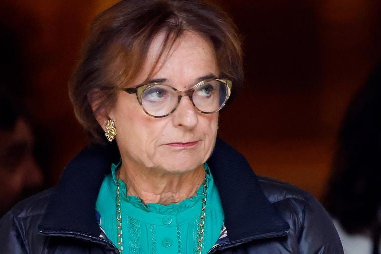 Baroness Rosa Monckton is pictured in London in October 2023.