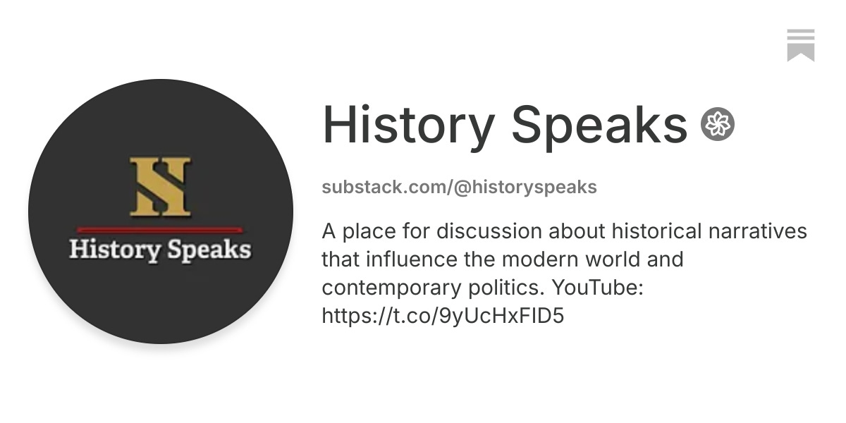 History Speaks | Substack