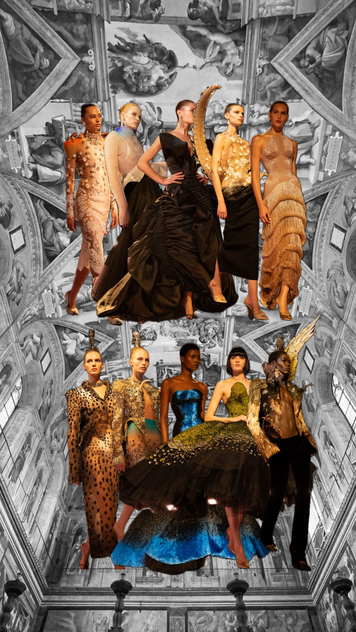 Schiaparelli, Dior, Chanel, Valentino - alexander mcqunt