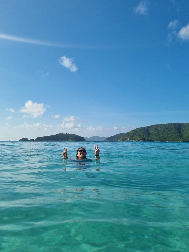 Lots of beach pics at the US Virgin Islands