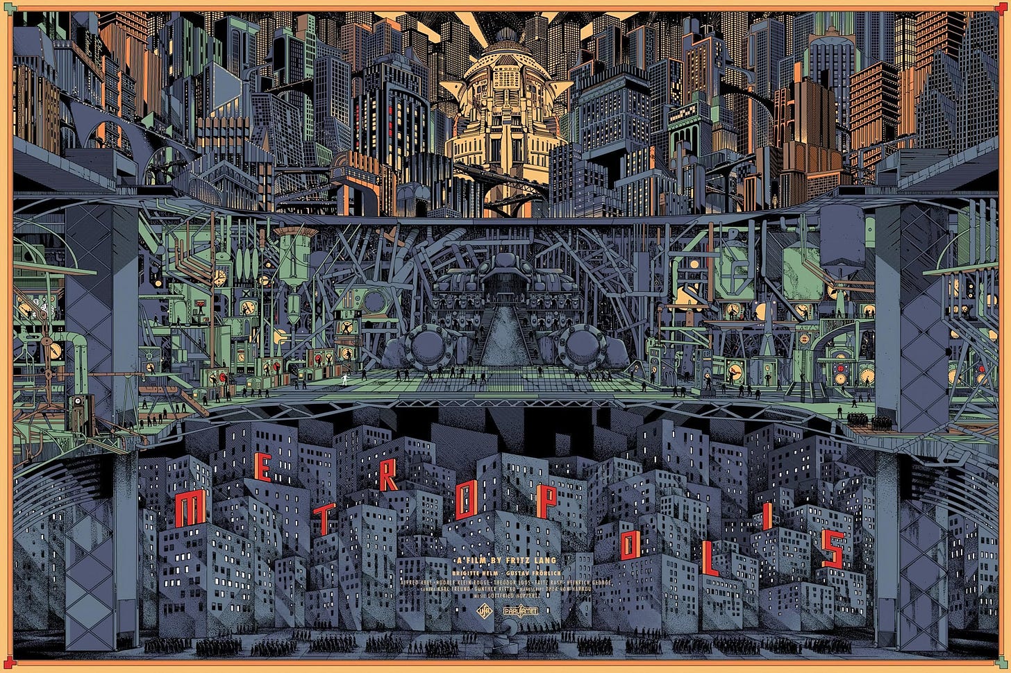 Metropolis (1927) By Kilian Eng [4096x2730] | Metropolis 1927 ...