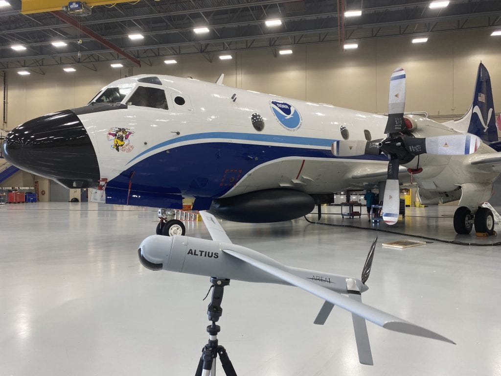 NOAA deploys new Altius drone into the eye of Hurricane Ian - NOAA/AOML