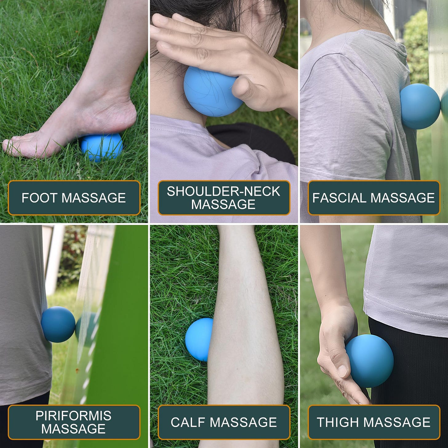 Amazon.com: Massage Lacrosse Balls for Myofascial Release,Yoga Deep Tissue  Massage,Trigger Point Therapy and Foot Plantar Fasciitis,Muscle Soreness ...