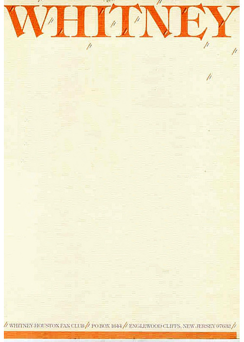 Whitney Houston, 1988 | Submitted by Jonah