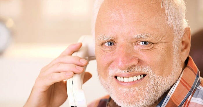 Internet's 'Hide the Pain Harold' accidentally used by ...