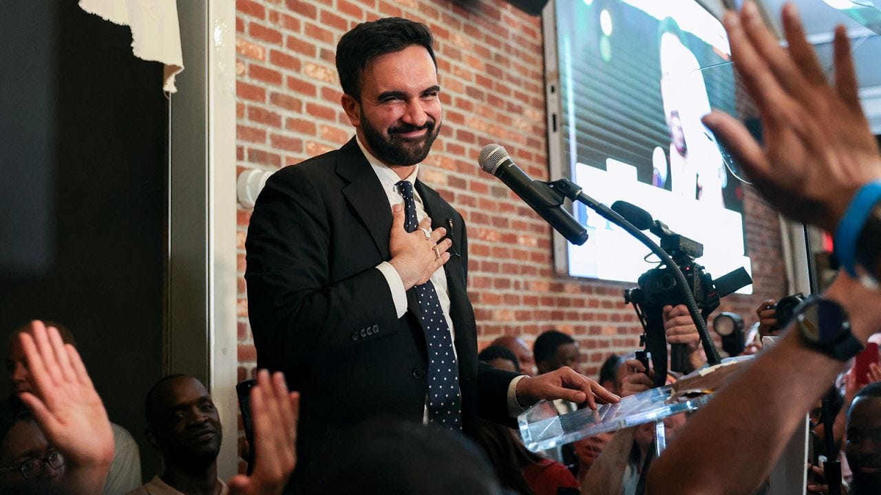 Zohran Mamdani declares victory in NYC Democratic mayoral primary