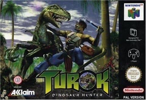 Turok Dinosaur Hunter, w/ Manual, Boxed - CeX (UK): - Buy, Sell, Donate Turok Dinosaur Hunter, w/ Manual, Boxed - CeX (UK): - Buy, Sell, Donate