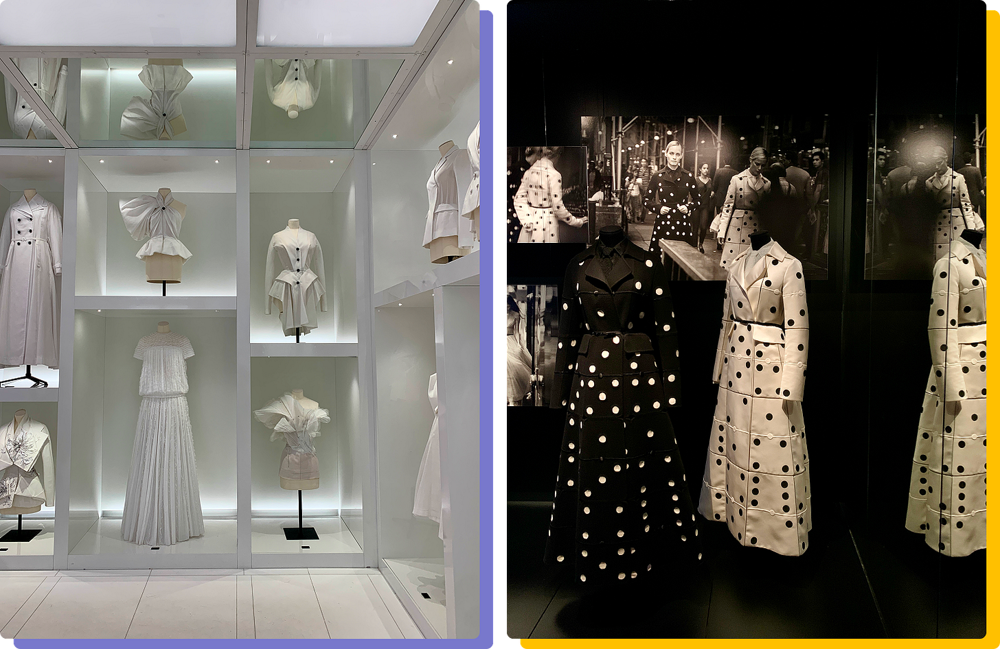 Scenes from my visit to La Galerie Dior Scenes from my visit to La Galerie Dior
