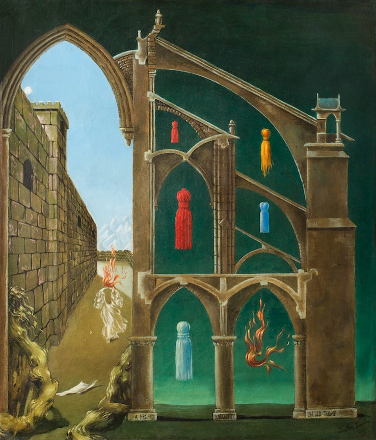 A Mrs. Radcliffe Called Today | Dorothea Tanning