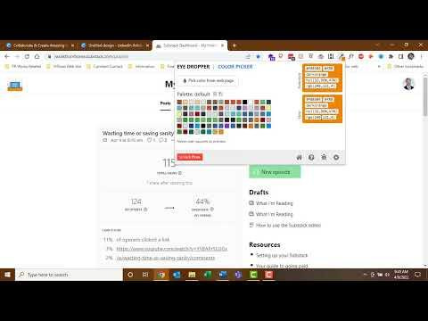 Eye Dropper Chrome Extension