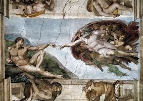 Image result for michelangelo sistine chapel adam god
