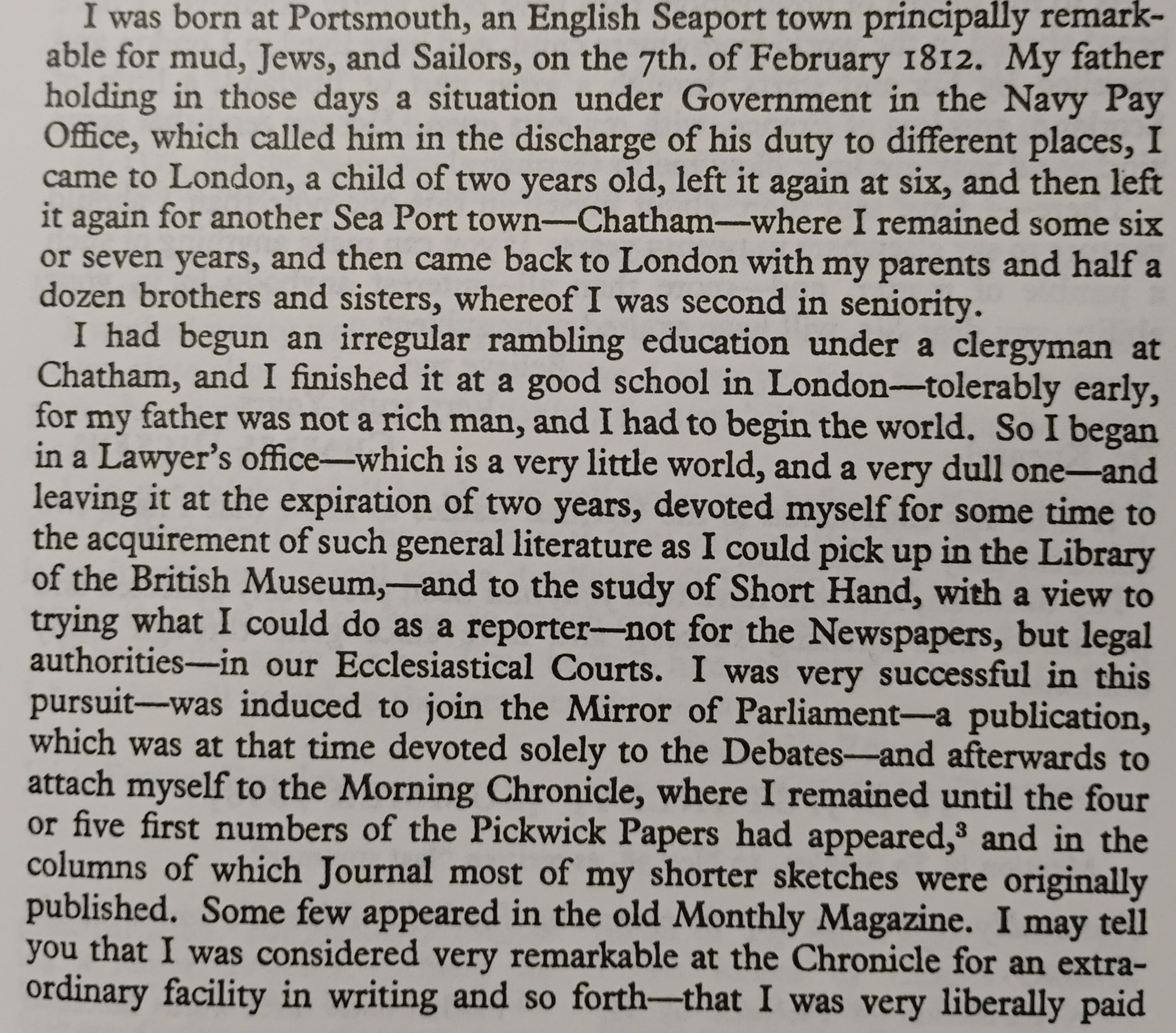 Dispatches from Dickens No. 10: Dickens in 1838