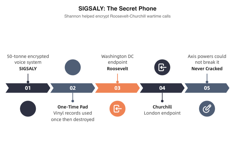 SIGSALY: Shannon helped encrypt Roosevelt-Churchill wartime calls