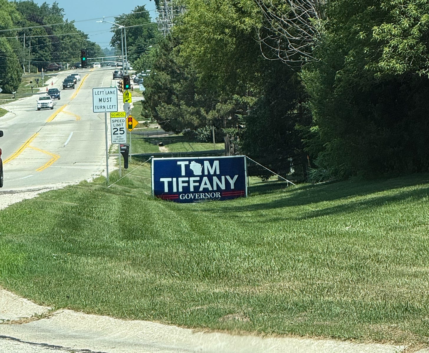 Tom Tiffany Yard Sign
