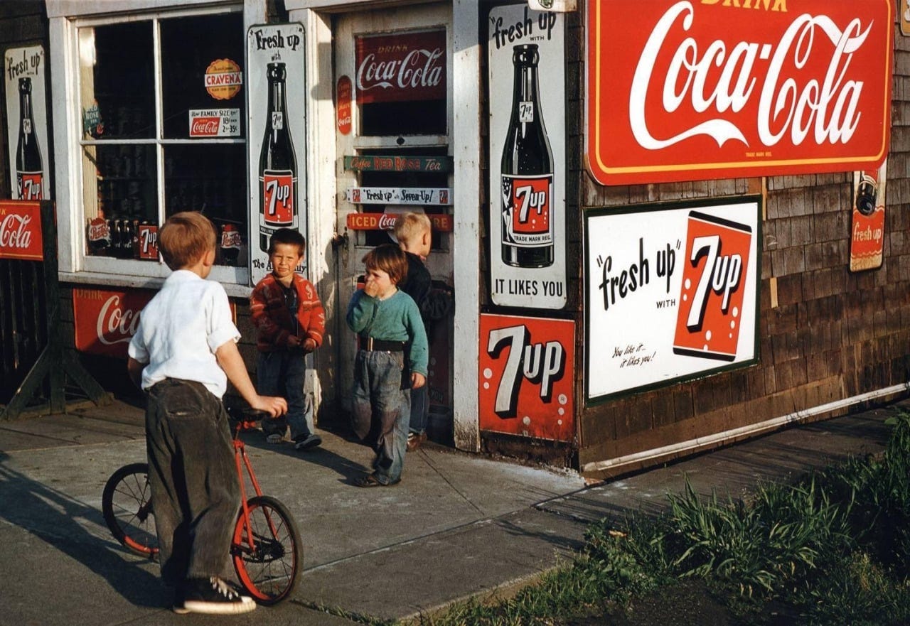 Iconic picture of some kids outside "the corner store" taken somewhere in Vancouver by Fred Herzog in 1960. : r/vancouver Iconic picture of some kids outside "the corner store" taken somewhere in Vancouver by Fred Herzog in 1960. : r/vancouver
