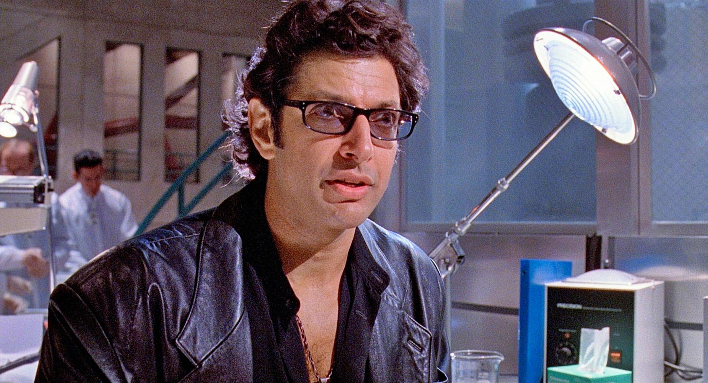 Jeff Goldblum As Dr Ian Malcolm In The Jurassic Park Franchise ... Jeff Goldblum As Dr Ian Malcolm In The Jurassic Park Franchise ...