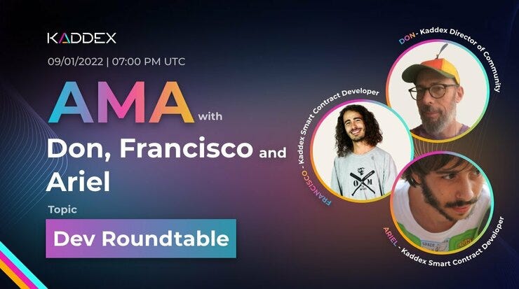 Kaddex dev roundtable AMA