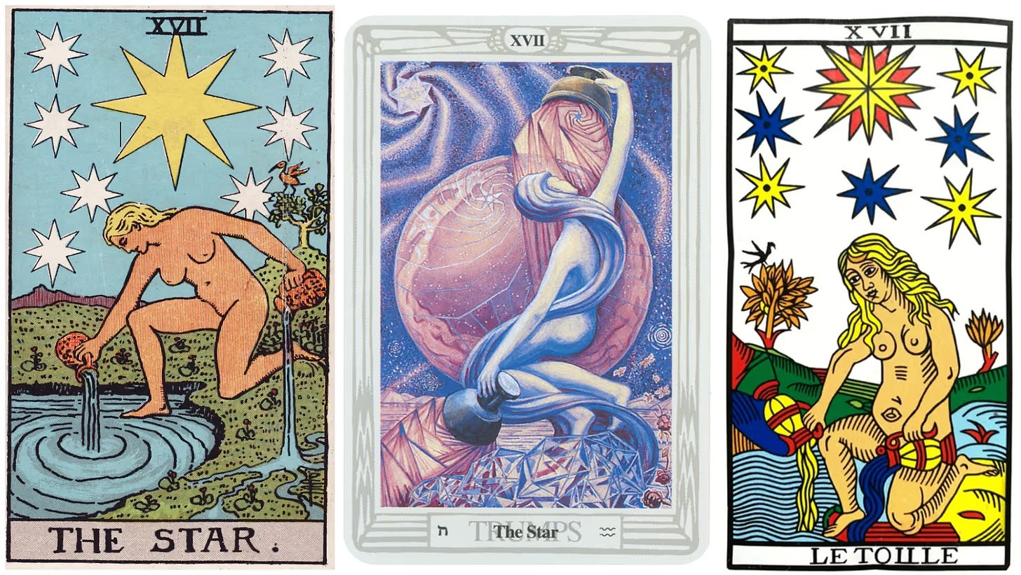 The Star (Tarot Triptych)