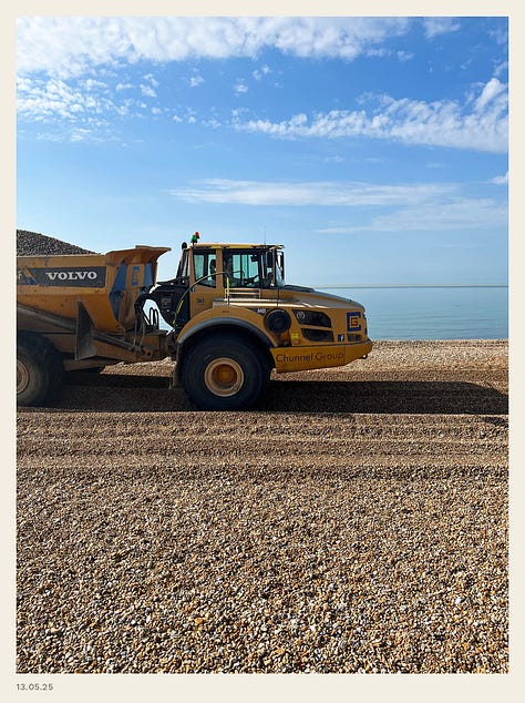 A gallery of images of the English coast across one year