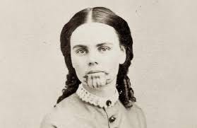 Olive Oatman's tattooed face