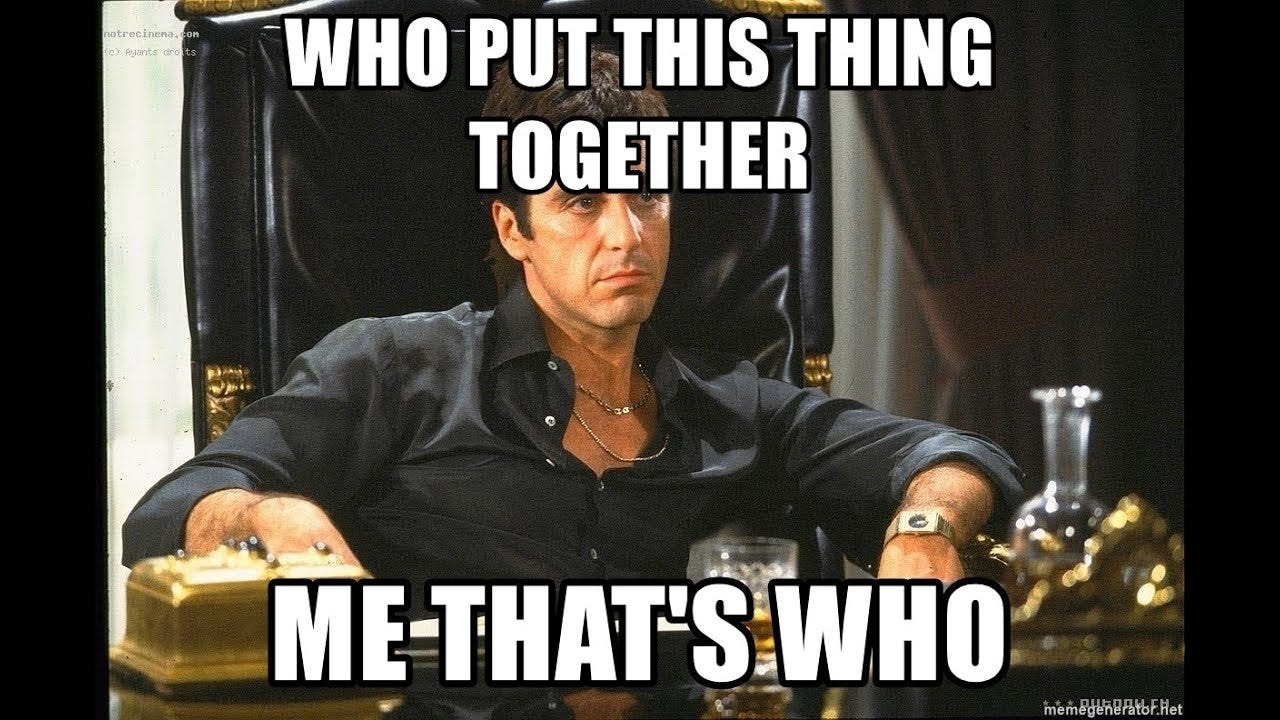 Scarface - Who put this thing together, Me thats who! - YouTube