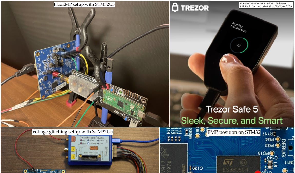 Fault injection attack on the Trezor Safe 5's STM32U5 chip