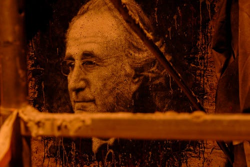 Bernard Madoff, painted portrait _DDC5183