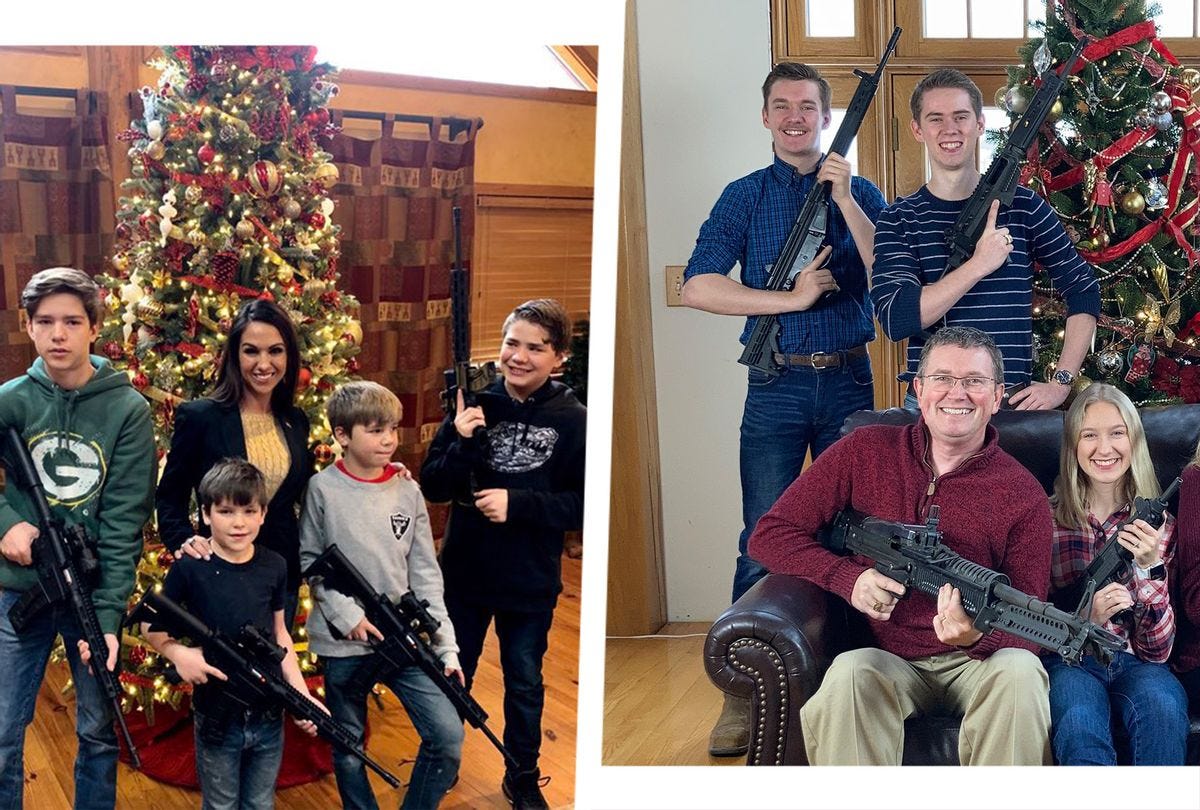 Lauren Boebert latest House Republican to feature gun-toting kids in Christmas photo | Salon.com Lauren Boebert latest House Republican to feature gun-toting kids in Christmas photo | Salon.com