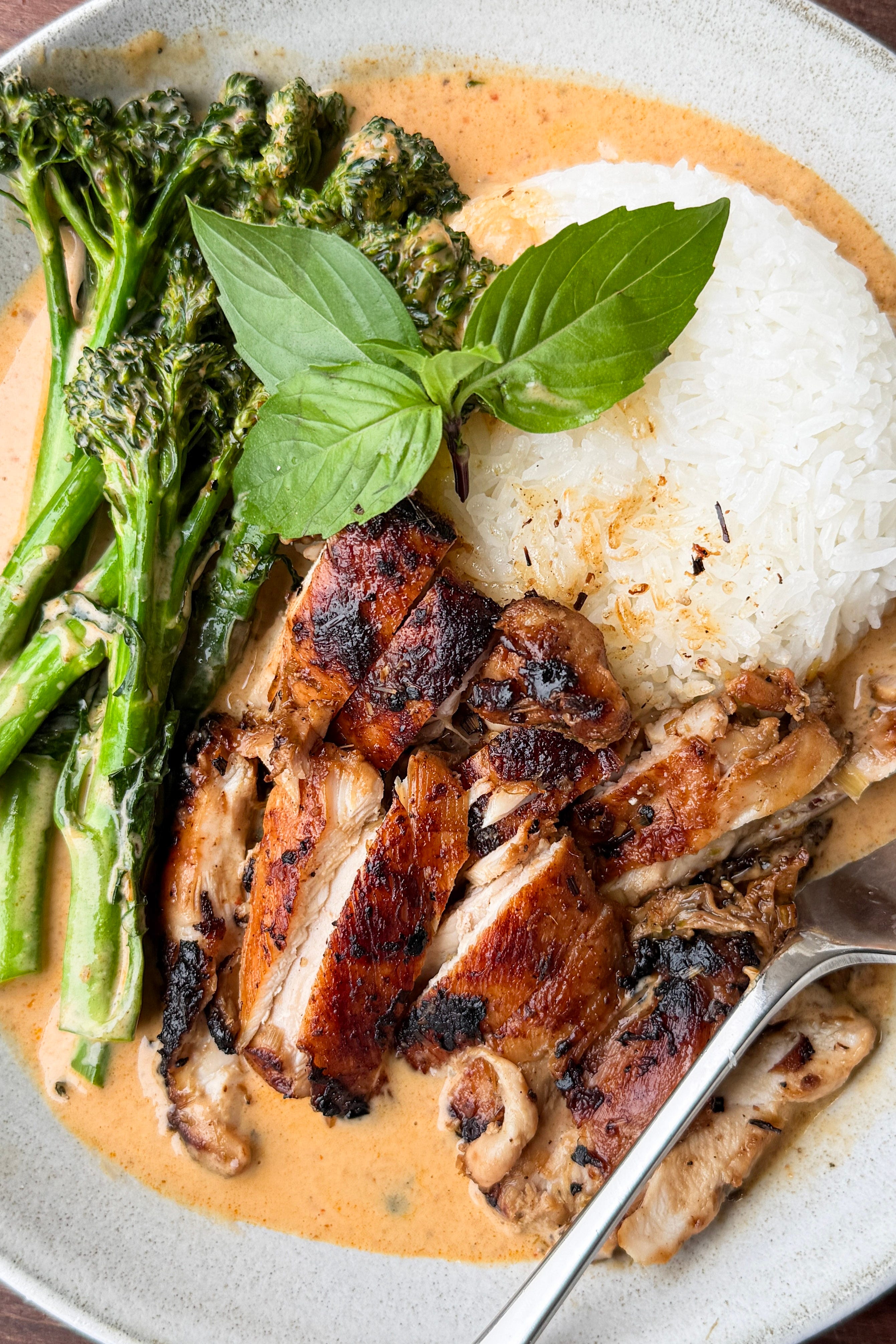 Lemongrass Chicken with Thai Coconut Curry