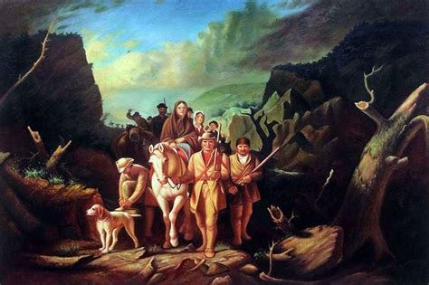 George Caleb Bingham - Daniel Boone Escorting Settlers Through the ...