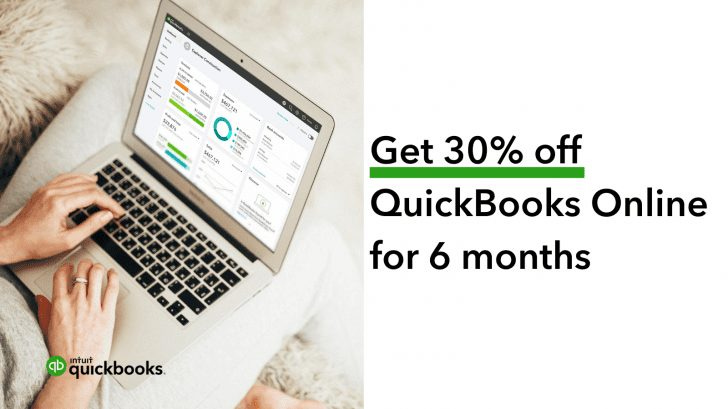 Get 30% off Quickbooks for 6 months