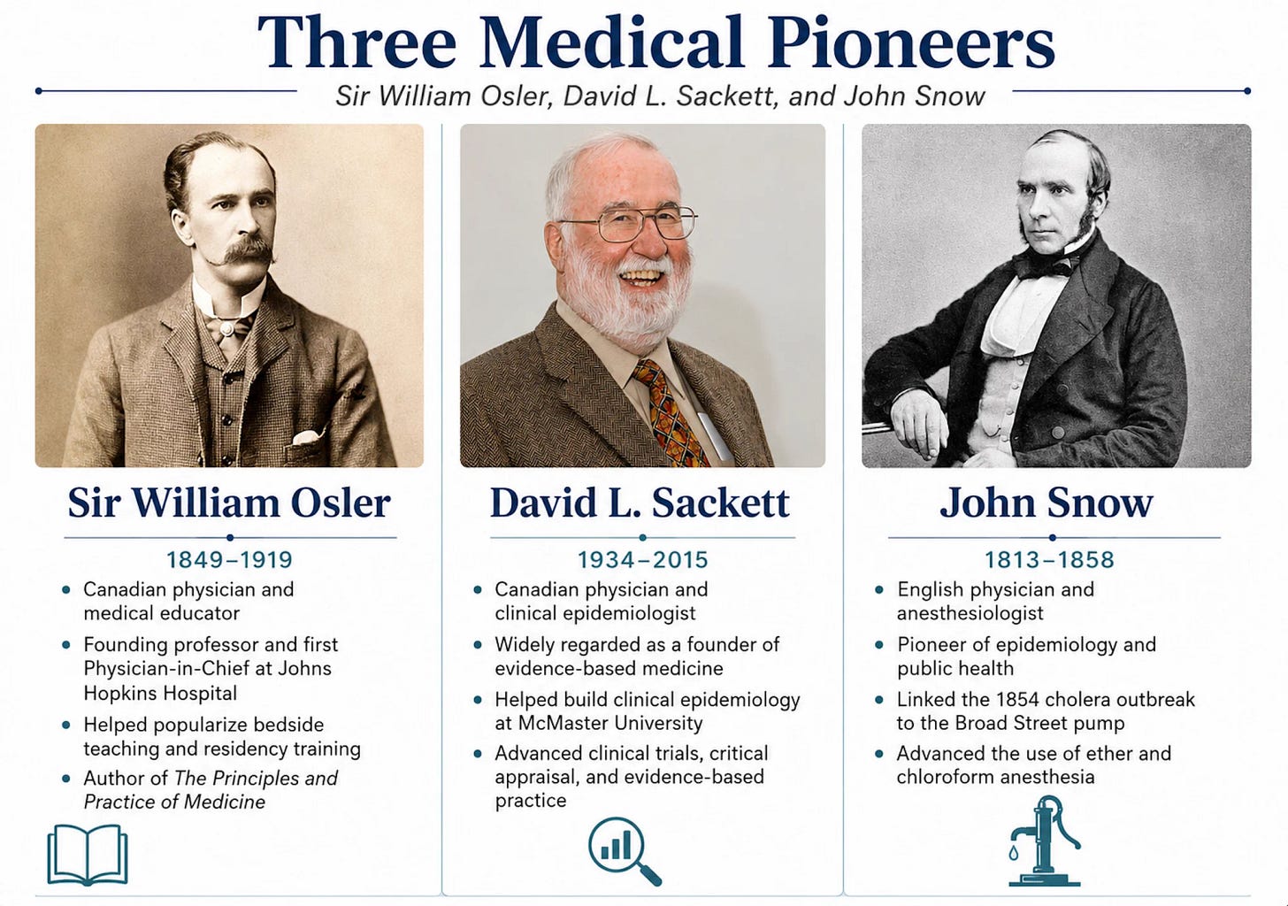 Braydon Dymm, MD on X: "OpenEvidence is honoring three pioneers of  evidence-based medicine with their new model selector. Here are some facts  you should know about them." / X