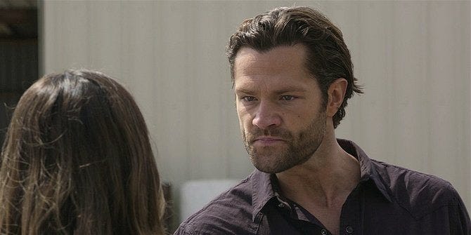 Walker angry Jared Padalecki responds to Geri about killing emily. Walker angry Jared Padalecki responds to Geri about killing emily.