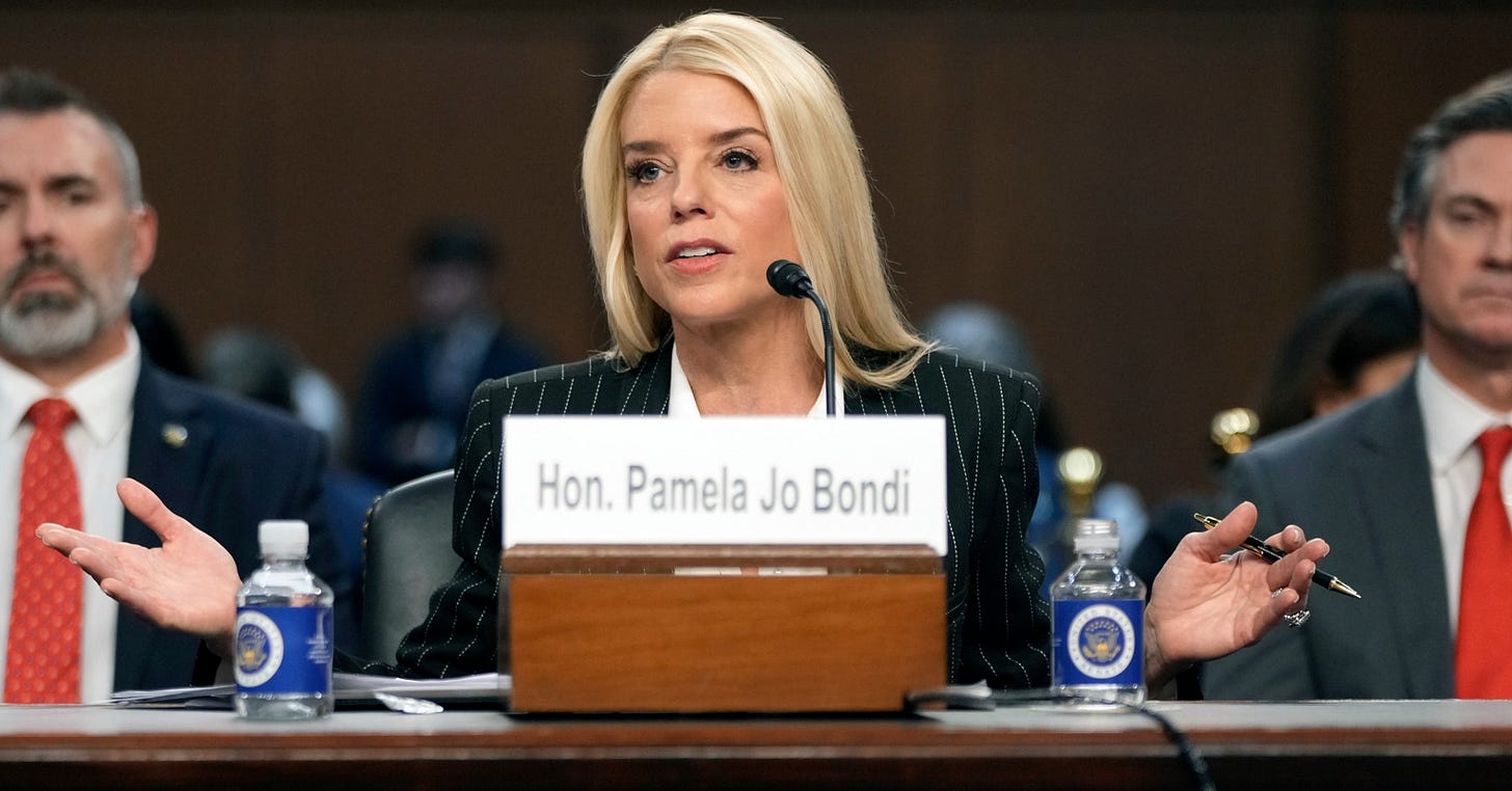 Bondi, as new AG, launches 'Weaponization Working Group' to review  officials who investigated Trump - ABC News